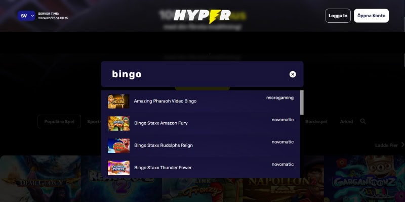 HyperCasino Bingo SE