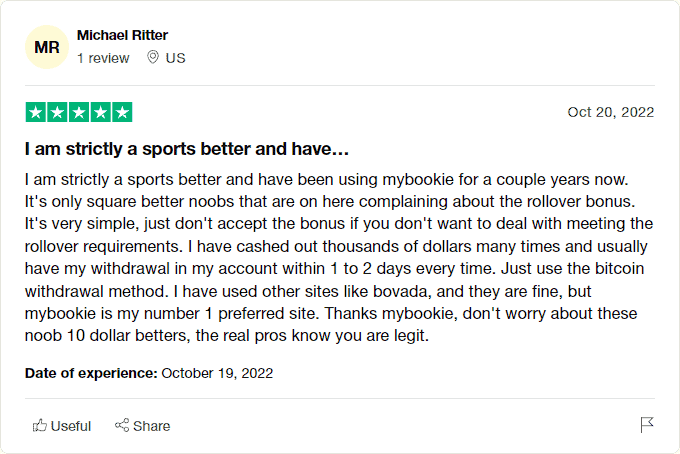 MyBookie Reviews